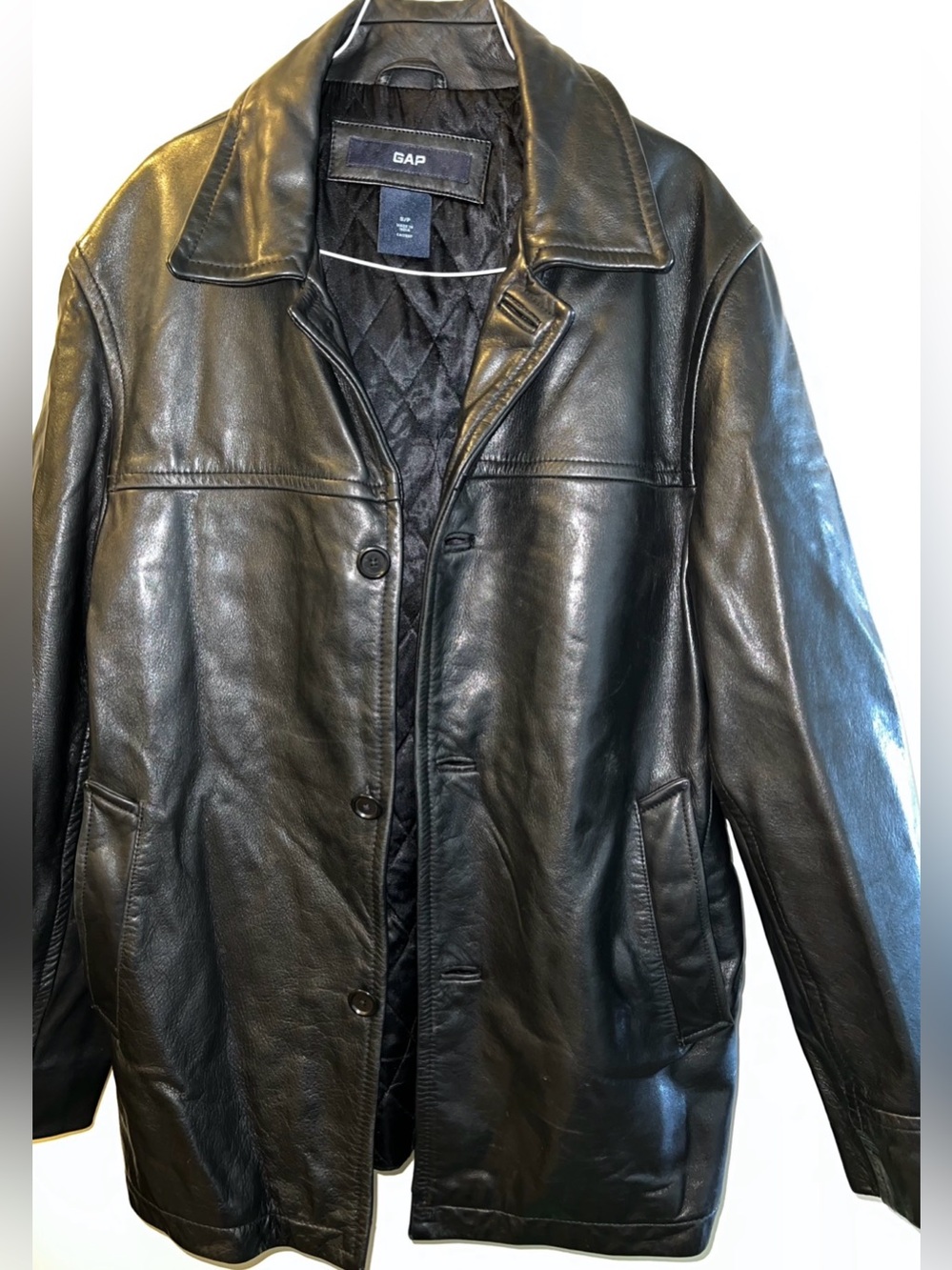 GAP Black Leather Jacket